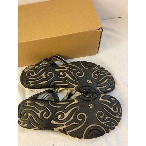 Teva sandals black #6310 black gray peeling size 9 - Picture 5 of 5